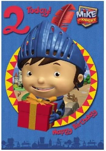 Gemma International Mike The Knight Age 2 Birthday Card