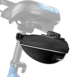 jntworld Waterproof Bike Saddle Bag Under Seat Bike Bag Mountain Bike EVA Nylon Shell Cycling Tail Bag