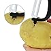 Ulwae Ceramic Y Peeler with Ergonomic Handle, Fruit Vegetable Peeler Kitchen Aid for Potato Apple Carrot, Sweat Potato and More