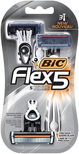 BIC Flex 5 Disposable Razors, (2) packs, 3 Ct Each