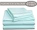 Clara Clark ® Supreme 1500 Collection 4pc Bed Sheet Set - Full (Double) Size, Light Blue Aqua