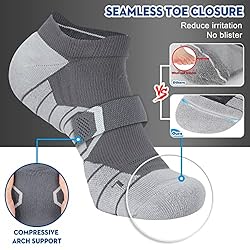 Hylaea Low Cut Athletic Running Socks for Men Women