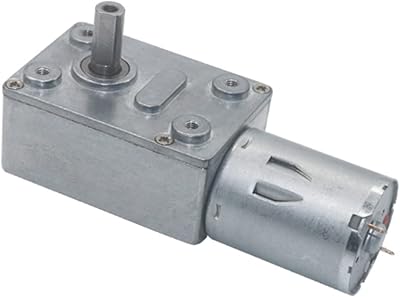 Leloo JGY-370 DC Gear Motor 6V 12V 24V High Torque Metal Self-Locking Turbine