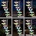 VICOODA Butterfly Wind Chimes, Solar Wind Chimes Outdoor Unique Changing Colors Decoration Mobile Waterproof Hanging Wind Spinner Bell Mom Birthday Gift for Home Patio Garden Yard Decor (Butterfly)