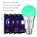 BrizLabs Smart Light Bulbs, A19 60W Equivalent Smart Bulb, Dimmable Warm White and Color Ambience Wifi Light Bulbs, No Hub Required LED Bulbs, Work with Alexa and Google Assistant, E26, 600LM, 2 Pack