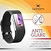 Skinomi Matte Screen Protector Compatible with Fitbit Charge 2 (6-Pack) Anti-Glare Matte Skin TPU Anti-Bubble Film