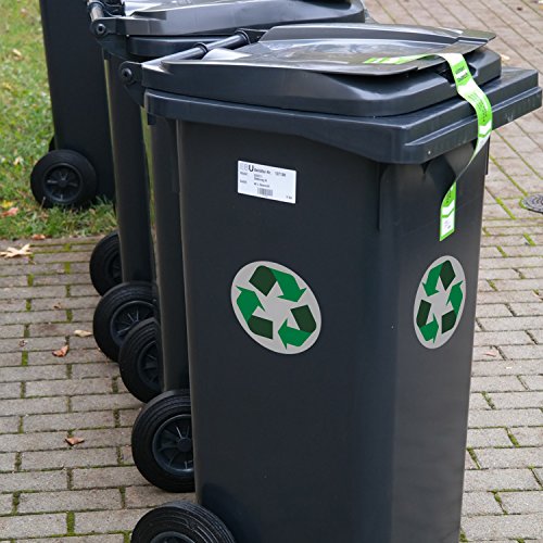 image for iSYFIX Recycle Symbol Sticker, Sign – 6 pack 5 inches – Premium Se