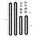 HIDOLL Construction Rulers Aluminum Template Tool Multi Scale Ruler for Layout and Linear Measurement