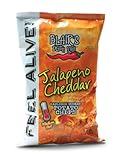Blair's Death Rain Cheddar Jalapeno Kettle Chip, 5-Ounce Packages (Pack of 14)