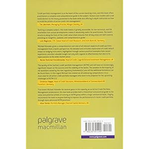 Credit Portfolio Management: A Practitioner's Guide to the Active Management of Credit Risks (Global Financial Markets)