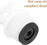 DEARMAMY 21mm Hot Water Bottle Stopper 2pcs Rubber Leakproof Cap view 3