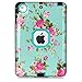 MAKEIT CASE iPad Mini Case, iPad Mini 2 3 Case, 3in 1 Heavy Duty Protection Combo Hybrid Impact Silicone Hard Case Cover for ipad Mini 1/2/ 3 (IMD-Flower Green)