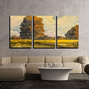 Beautiful Original Landscape Oil Painting x3 Panels