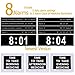 New Upgrade Day Clock, Day Clock,SHOWSA 5 Daily Alarms & 3 Medicine Reminder Digital Calendar Alarm Clock Elderly Extra Large Desk Clock Reminder for Impaired Vision & Dementia Alzheimer's