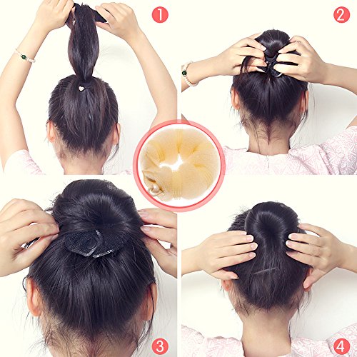 Hisight Beauty Hot Hair Donut Bun Set Of 2 Magic Hair Styling