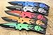 Wartech Thumb Open Spring Assisted Skull Aluminium Handle Pocket Knife (PWT256GY)