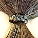 Mia Braided Tonytail Ponytail Wrap Hair Accessory Cuff Braided Synthetic Wig Hair On Elastic Rubber Band for Women, Teens, Dance - Dark Brown Color 1pc
