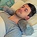 Twist Memory Foam Travel Pillow - Comfortable & Adjustable Neck Pillow for Traveling with Soft Washable Velvet Cover, Eye Mask & Earplugs - Long Flight Essentials | for 360° Neck Support, Chin, Lumbar