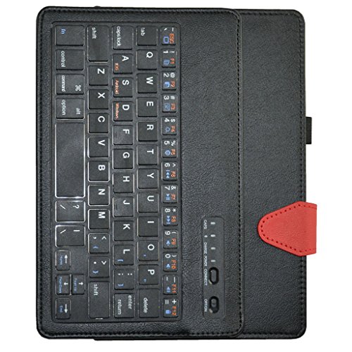 Mama Mouth Coustom Design Slim Stand PU Leather Case Cover With Romovable Bluetooth Keyboard For 10.8 " Microsoft Surface 3 Tablet Windows 8.1 Tablet (Will Not Fit 12.1 Inches Surface Pro 3),Black
