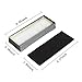 GIBTOOL Replacement Accessory Kit for DEEBOT M80, M80 Pro Robotic Vacuum Cleaner - Filter, Brush