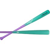 Mizuno Mens MZB 271 Bamboo Classic Wood Baseball Bat, Teal-Purple, 33 Inches