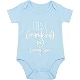 listery First Grandchild Baby Bodysuit Pregnancy Announcement For Grandparents Baby Announcement First Grandbaby Infant