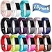 Maledan Replacement Bands Compatible for Fitbit Charge 2, 15 Pack, Small