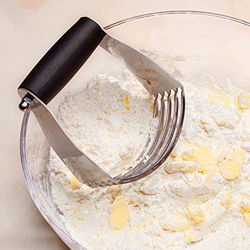 Professional Dough Blender, Pastry Cutter with Heavy Duty Stainless