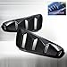 Spec-D Tuning WLUQ-MST05B Ford Mustang Shelby Bullitt Gt 2 Dr Coupe, Black 1/4 Quarter Window Scoop Louver