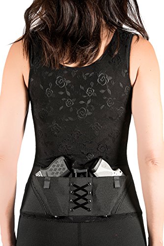 Can Can Big SheBang Corset Holster Classic Black - Medium