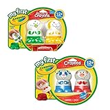 Toddler Toys Crayola Washable Crayons for Toddlers - My First Crayola Crayons Pack of 4 Characters