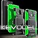 Droid Turbo 2 Case, Evocel [Generation Series] Belt Clip Holster, Kickstand, HD Screen Protector, Dual Layer for Motorola Droid Turbo 2 (XT1585/ 2015 Release), Green (EVO-MOTXT1585-AB212)