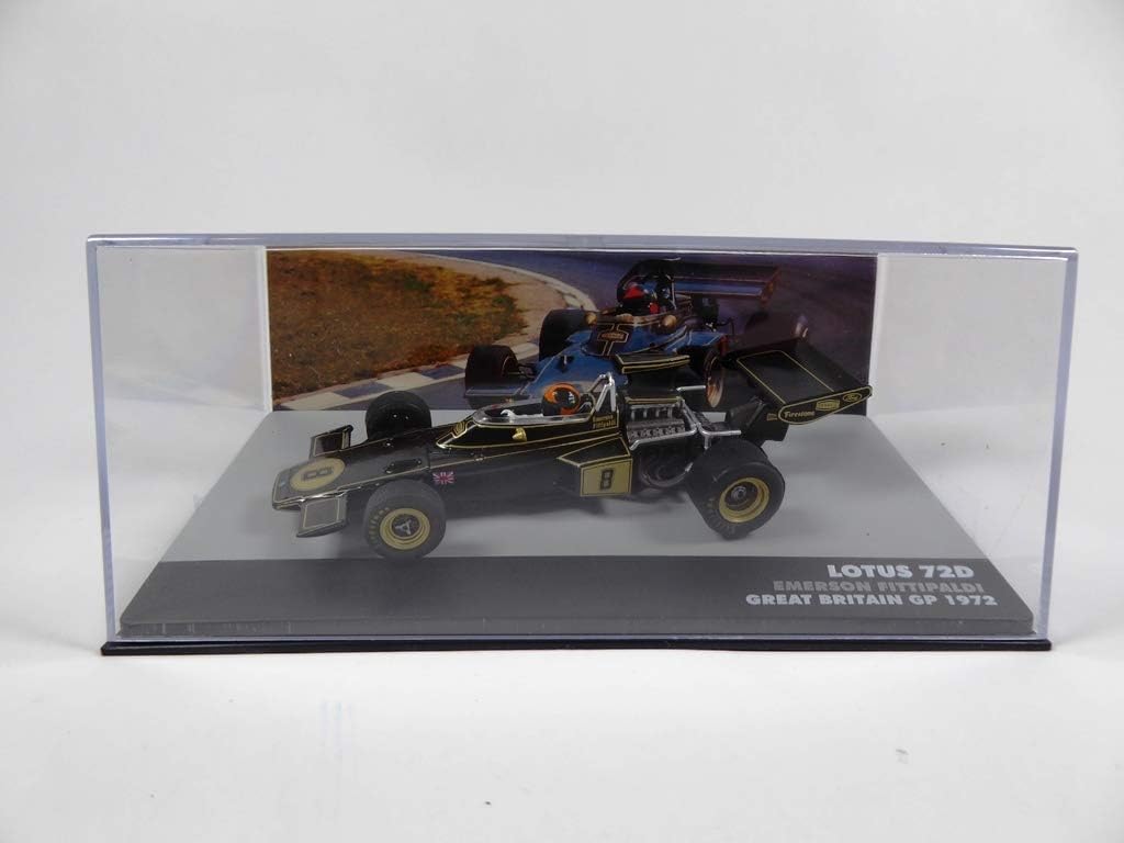 OPO 10 - Car 1/43 F1 LOTUS 72D # 8 Emerson Fittipaldi WINNER GB GP 1972 (703), Silver, 10 cm - Image 4