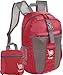 bago 25L Packable Lightweight Backpack - Water Resistant Travel and Hiking Daypack (25-Liter, Red-)