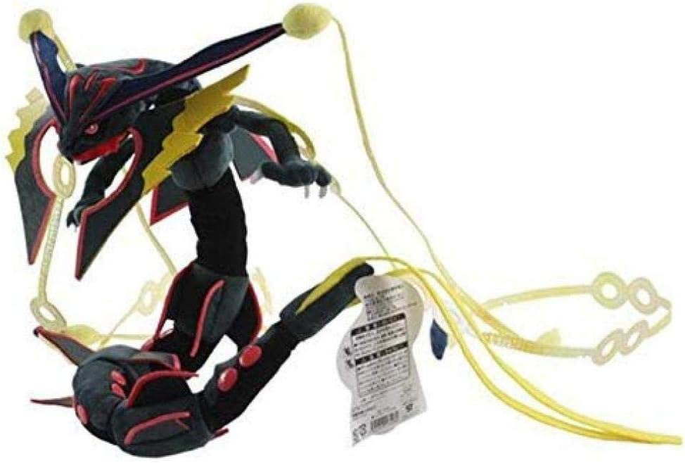 iddiaochan Plush Toy Pikachu Rayquaza Throw Plush Pillow Ultra-Soft Comfortable Stuffed 80Cm Darkgray