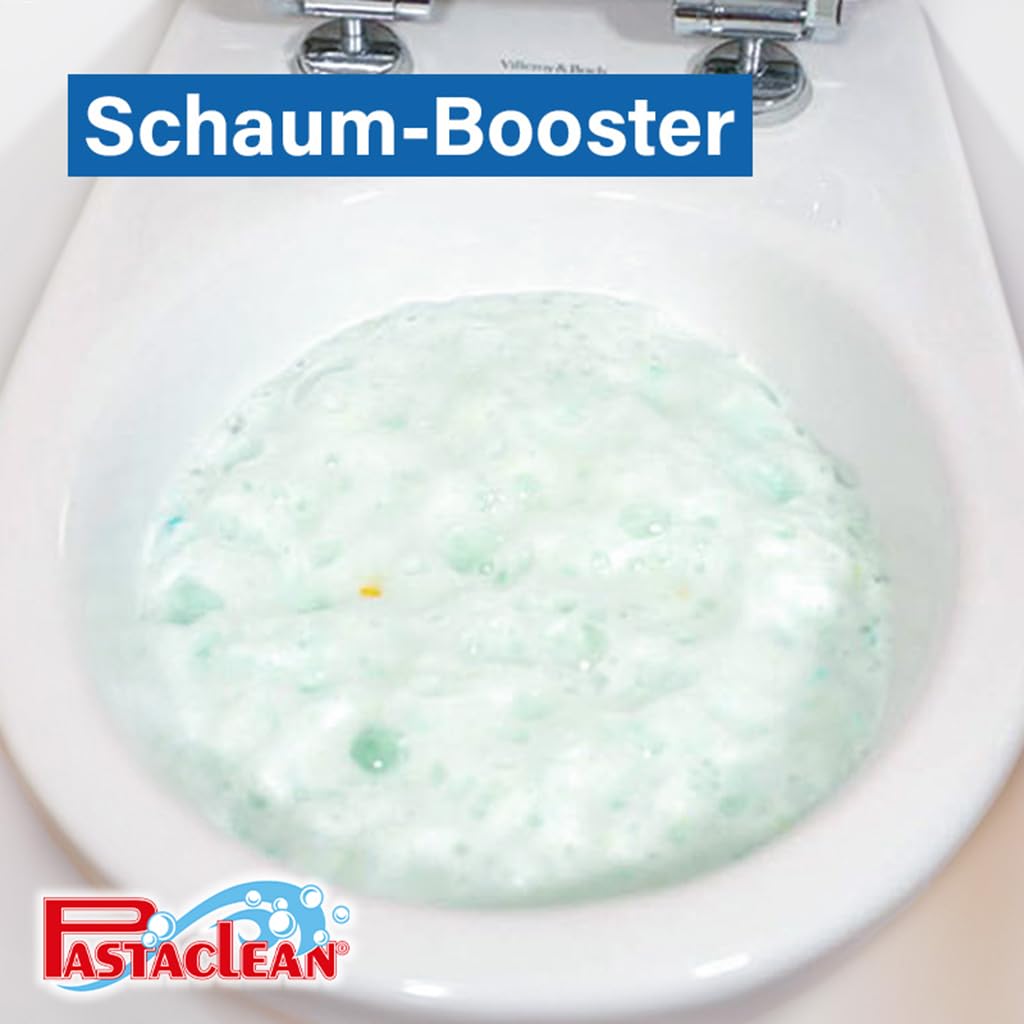 Pastaclean WC Pulver XXL 3 kg – Extra starker WC-Reiniger & Urinsteinentferner mit Pinienöl – Keramikaufheller & Bleaching-Effekt – Kalkreiniger & WC-Schaum gegen Urinstein, Kalk & Ablagerungen 7
