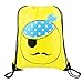 BeeGreen Cute-Emoji-Party-Supplies-Favors-Bags Drawstring Backpacks for Teens