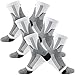 Ankle Socks Men Athletic, MUSCLE WAY Cushioned Athletic Quarter Socks 1/3/6 Pair