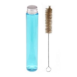 15 Pack 100ml Clear Plastic Test Tubes with Screw