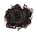 SLLIE Messy Curly Hair Bun Extensions Updo Hairpiece Chignons Easy Stretch Hair Combs Clip in Ponytail Extensions