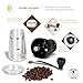 Manual Ceramic Burr Coffee Bean Grinder | Macinino by Bassani | Ceramic Conical Adjustable Burr Assembly for Precision Brewing