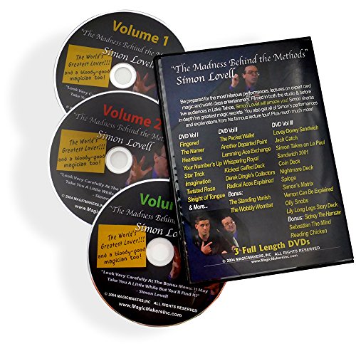 Magic Makers - Madness Behind the Methods with Simon Lovell - 3 Volume Set Instructional Magic Training