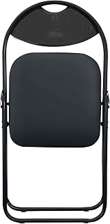 Harbour Housewares Black Padded Folding Chairs Pack of 2 view 5
