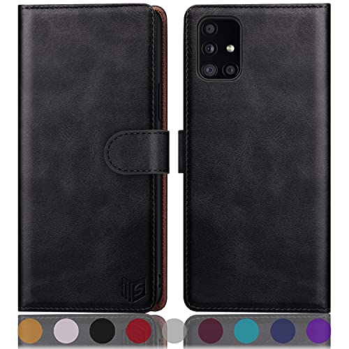 SUANPOT for Samsung Galaxy A71 5G (Non 4G Version) Leather Wallet