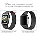 ALNBO for Apple Watch Band 38mm Milanese Loop Magnetic Mesh Stainless Steel Band with Metal Bumper Case for iWatch Series 3 Series 2 Series 1 Sport Edition Black