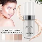 tkwwty TLM Color Changing Foundation Liquid Makeup Concealer Moisturizing view 2