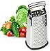 Spring Chef Box Grater, 4-Sided Stainless Steel Large 10-inch Grater for Parmesan Cheese, Ginger, Vegetables primary
