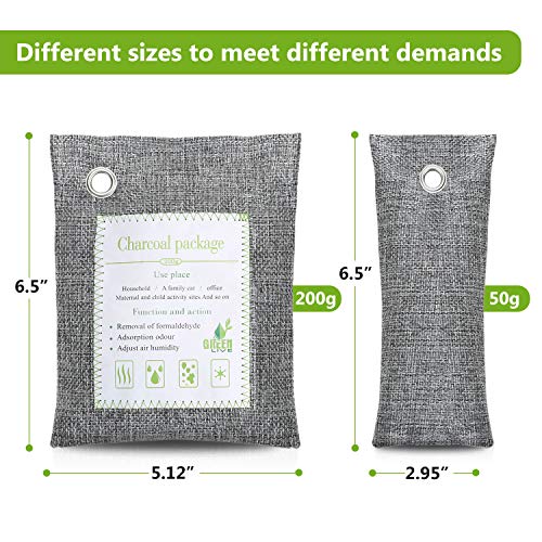 Bamboo Charcoal Air Purifying Bag, Natural Air Purifying Bag, Activated