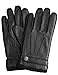 GSG Mens Luxury Touchscreen Spain Nappa Genuine Leather Gloves Driving Hi-tech Texting Motorcycle Winter Wool & Faux Fur Gloves