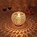 VINCIGANT Silver Crystal Floor Vases/Bowl Candle Holders/Candle Shade for Wedding Anniversary Home Decoration Gifts,Coffee Table Decorative Centerpiece